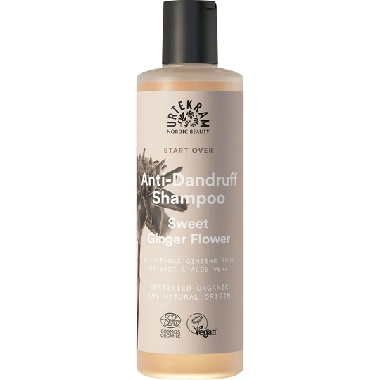 Anti-Dandruff Sweet Ginger Flower Shampoo, 250 ml Urtekram Sjampo