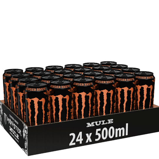 Monster Ultra 0,5l x 24 stk, ginger brew