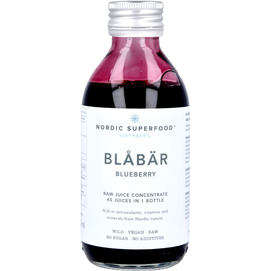 Nordic Superfood by Myrberg Rawjuice concentrate-blåbär 195 ml
