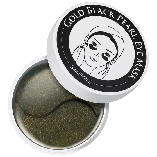 Gold Black Pearl Eye Mask, Shangpree Ansiktsmaske