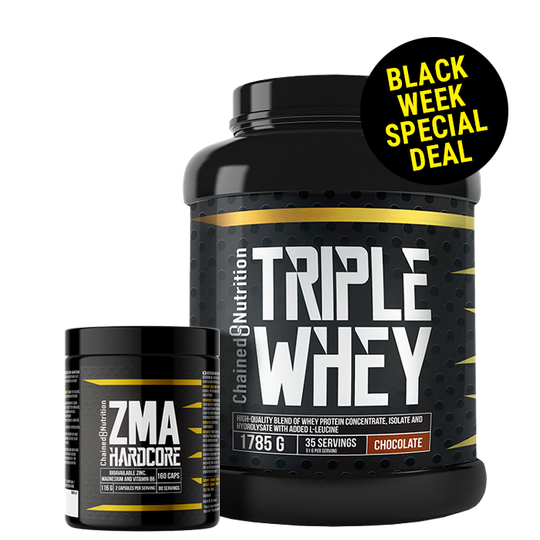 Triple Whey, 1785 g + ZMA Hardcore, 160 kaps