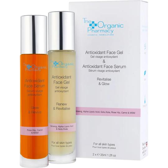 Antioxidant Face Serum + Antioxidant Face Gel, The Organic Pharmacy Ansiktsserum