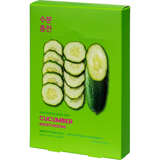 Pure Essence Mask Sheet Pack Cucumber, Holika Holika Ansiktsmaske