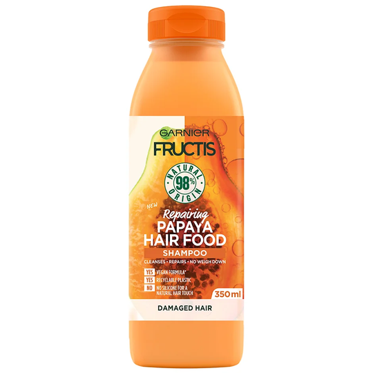 Fructis Hair Food Shampoo Papaya, 350 ml Garnier Shampoo
