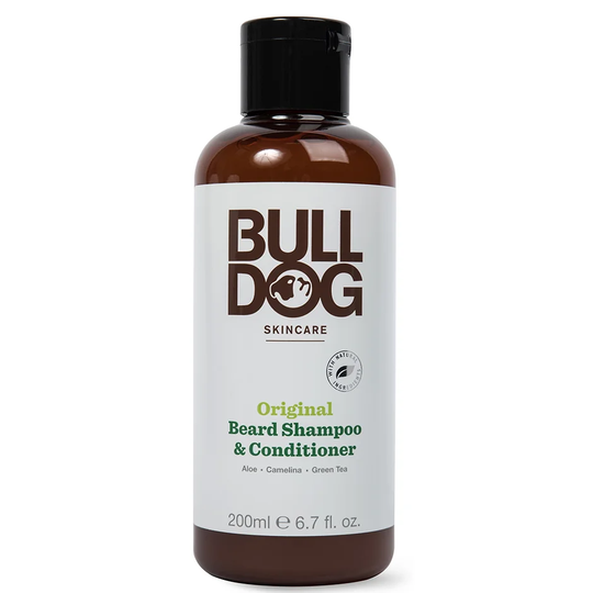 Bulldog Original Beard Shampoo & Conditioner, 200 ml Bulldog Skjeggshampoo & Skjeggbalsam