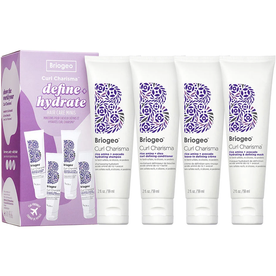Curl Charisma Define + Defrizz Hair Care Minis, Briogeo Pleiende hårprodukter