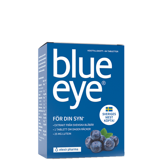 Blue Eye, Blåbærekstrakt, 64 tabletter