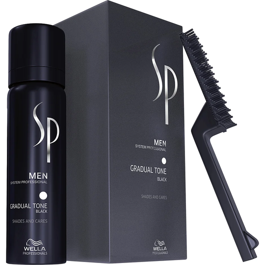 Wella System Professional Men Gradual Tone Black, 60 ml Wella Hårfarge