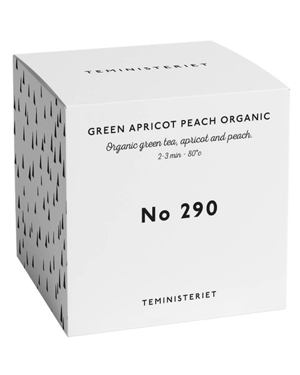 Teministeriet 290 Organic Green Tea, Abricot And Peach 100 g