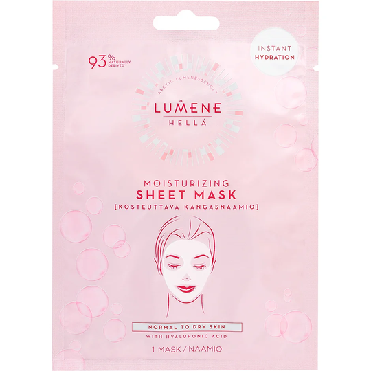 HELLÄ Moisturizing Sheet Mask, Lumene Sheet Masks