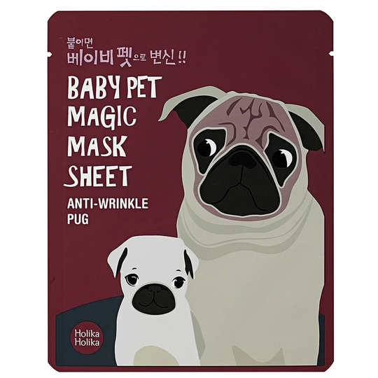 Holika Holika Baby Pet Magic Mask Sheet Pug, Holika Holika Ansiktsmaske