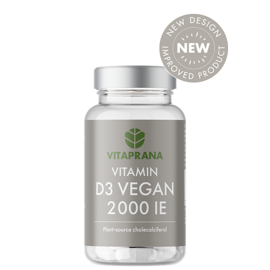 Vitamin D3 Vegan 2000 IE, 110 kapsler