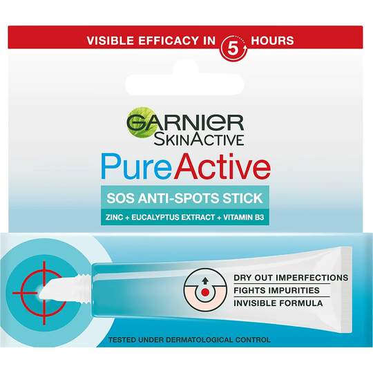 Skin Active Pure Active SOS Anti-spots Stick, 10 ml Garnier Kompletterende produkter