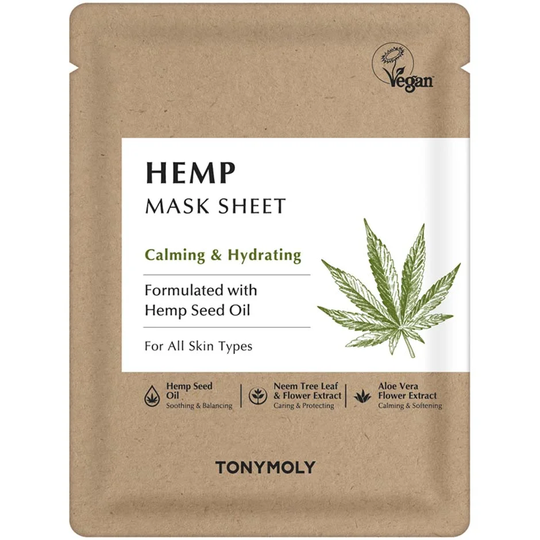 Hemp Mask Sheet, 21 ml Tonymoly Sheet Masks