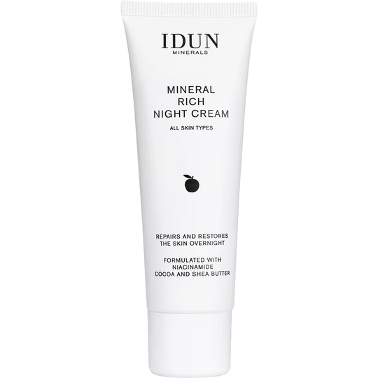 Night Cream, 50 ml IDUN Minerals Niacinamide