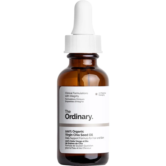 100% Organic Virgin Chia Seed Oil, 30 ml The Ordinary Serum & Olje