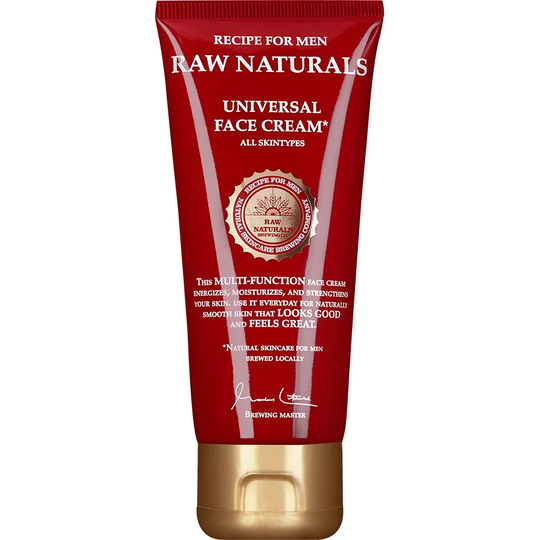 Raw Naturals Universal Face Cream, 100 ml Raw Naturals by Recipe for Men Ansiktskrem for menn