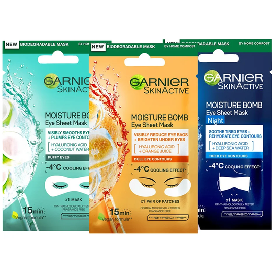 Eye Mask Trio, Garnier Ansiktsmaske