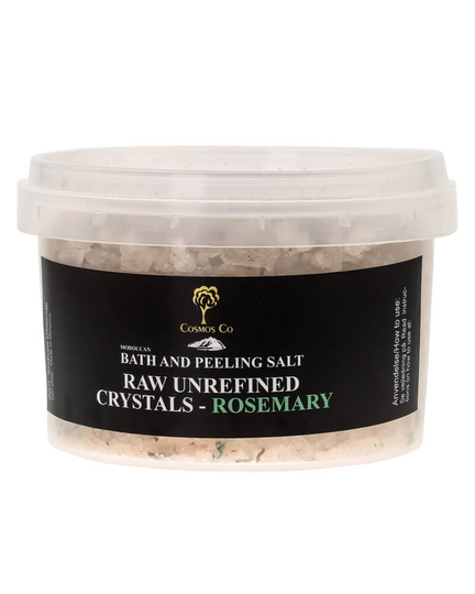 Cosmos Co Bath And Peeling Salt Raw Unrefined Crystals - Rosemary (U)