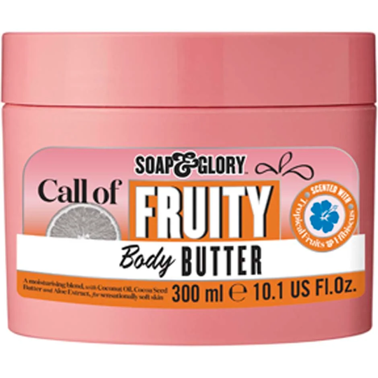 Call of Fruity Body Butter for Hydration and Softer Skin, 300 ml Soap & Glory Body Lotion