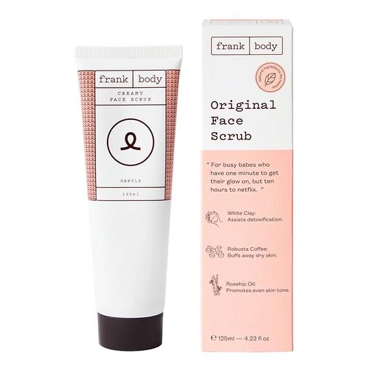 Original Face Scrub 125ml, Frank Body Peeling
