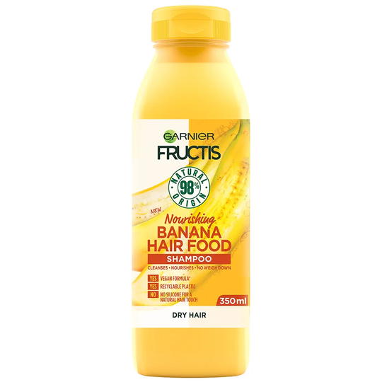 Fructis Hair Food Shampoo Banana, 350 ml Garnier Shampoo