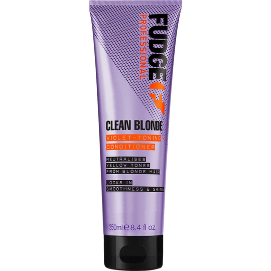 Clean Blonde Violet Toning Conditioner, 250 ml Fudge Conditioner