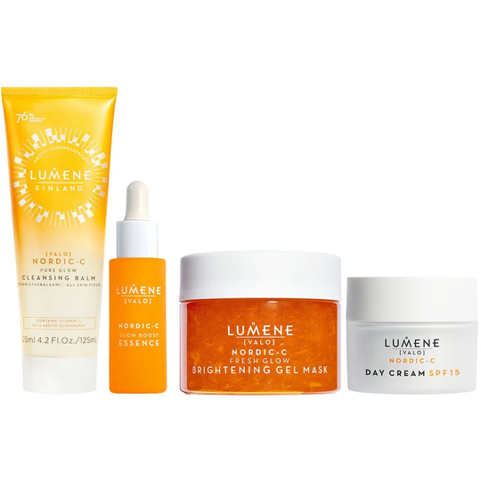 Valo Glow Boosting Routine, Lumene Hudpleie