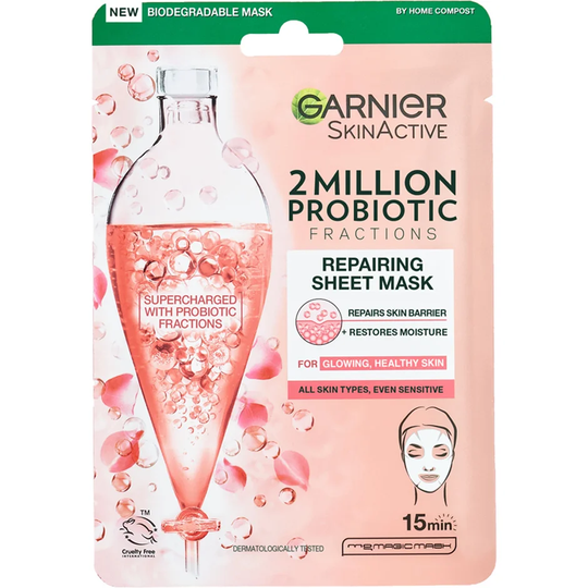 SkinActive 2 Million Probiotics Fractions, 22 g Garnier Ansiktsmaske