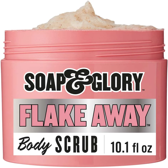 Flake Away Body Scrub for Exfoliation and Smoother Skin, 300 ml Soap & Glory Peeling