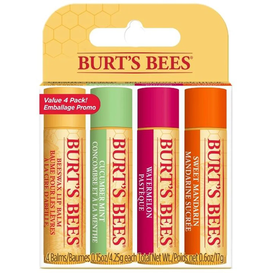 Lip Balm 4 Pack Freshly Picked, Burt's Bees Leppepomade