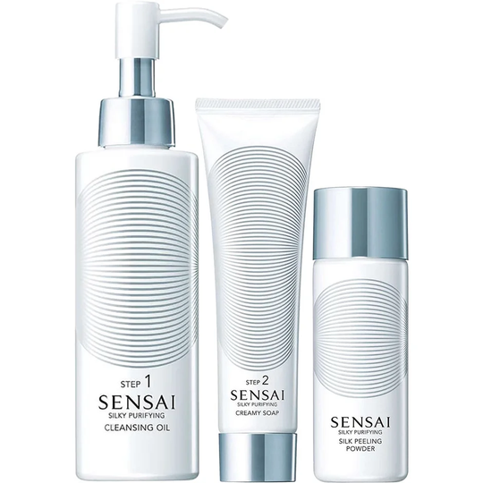 Silky Purifying Cleansing & Peeling, Sensai Sett / Esker