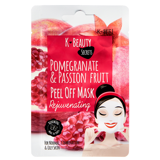 K-Beauty Secrets Pomegranate & Passion Fruit Peel Off Mask 15 g