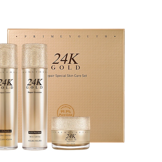 Prime Youth 24K Gold Repair Special Skin Care Set, 295 ml Holika Holika Ansiktskrem