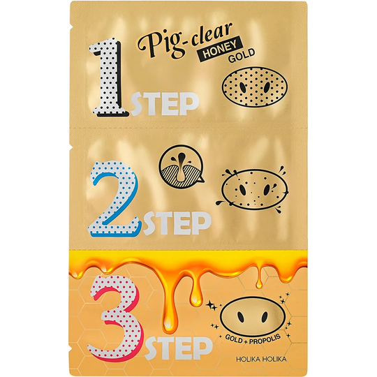 Pig Nose Clear Blackhead 3-Step Honey Gold, 8 gr Holika Holika Ansiktsmaske