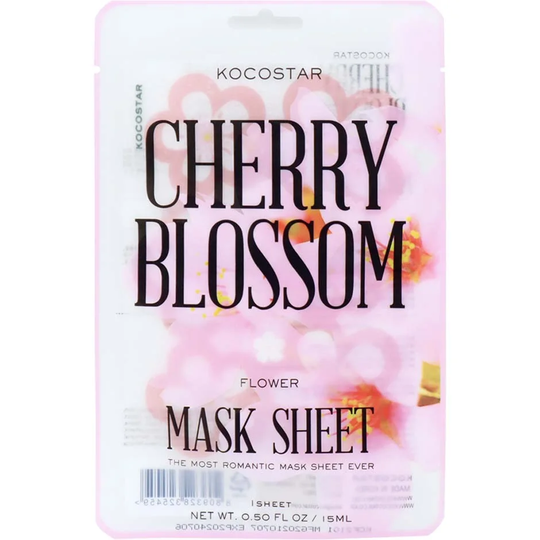 Flower Mask Sheet Cherry Blossom (6 flowers), 24 g Kocostar Ansiktsmaske