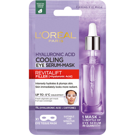 Loreal Paris Revitalift Filler Eye Mask Hyaluronic Cooling Eye Serum-M