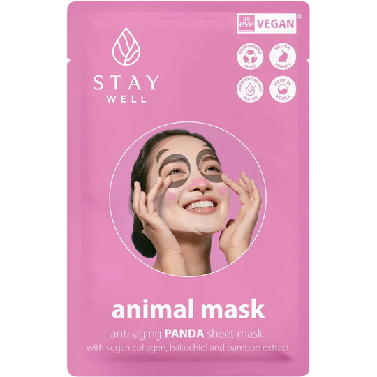 Animal Mask, 1 pcs Stay Well Ansiktsmaske