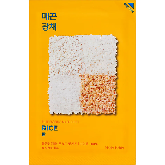 Holika Holika Pure Essence Mask Sheet - Rice, Holika Holika Ansiktsmaske