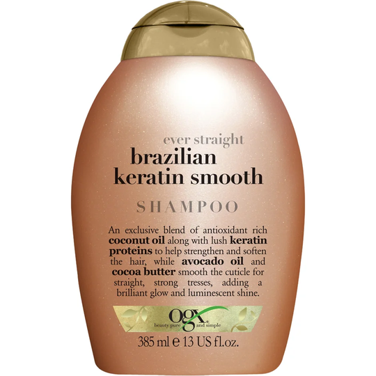 Ogx Ever Straight Brazilian Keratin Smooth Shampoo, 385 ml OGX Shampoo