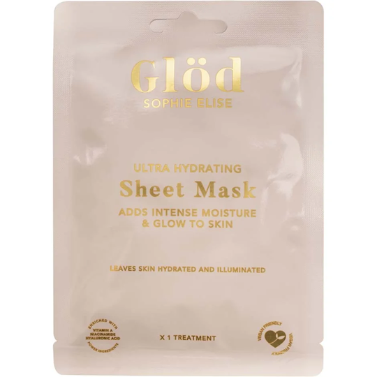 Glow Sheet Mask, Glöd Sophie Elise Ansiktsmaske