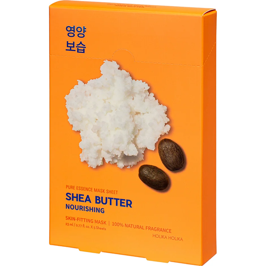 Pure Essence Mask Sheet Pack Shea Butter, Holika Holika Ansiktsmaske