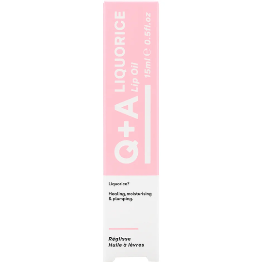 Liquorice Lip Oil, 15 ml Q+A Leppepomade