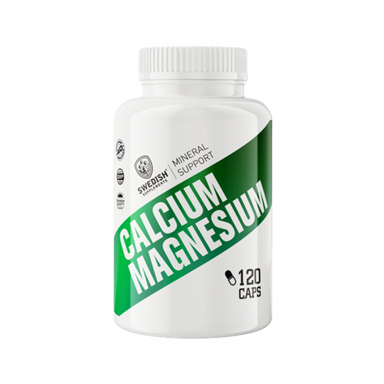 Swedish Supplements Calcium Magnesium - 120 kapsler